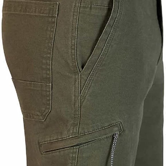 NWT Weatherproof Men's Flex Utility Pants Olive Green Size 38x29 $45 DD294 - Picture 3 of 3